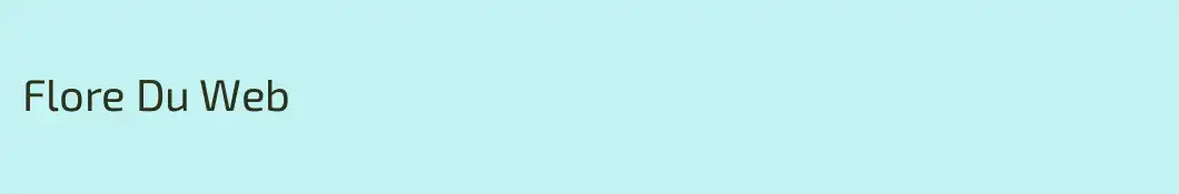 Flore Du Web